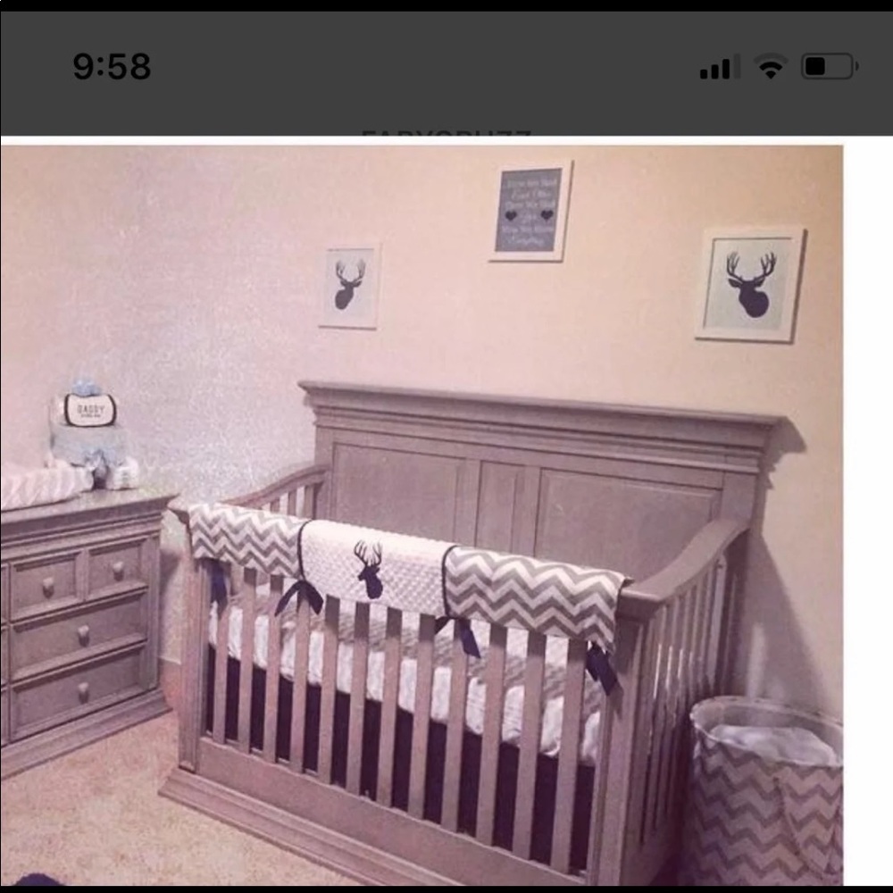 Baby boy nursery set